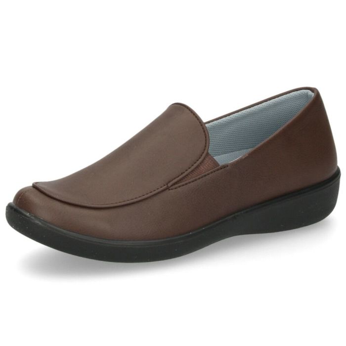 スリッポン レディース シューズ きれいめ パンジー 靴 防水 晴雨兼用 軽量 仕事 通勤 普段履き EEE 3E 黒 Pansy 2324