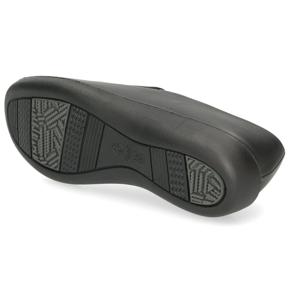 スリッポン レディース シューズ きれいめ パンジー 靴 防水 晴雨兼用 軽量 仕事 通勤 普段履き EEE 3E 黒 Pansy 2324