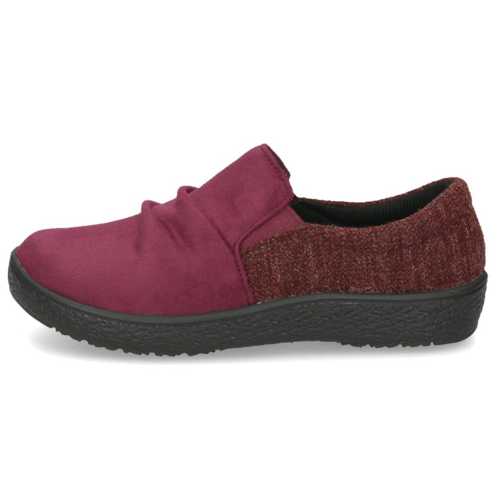 スリッポン レディース カジュアルシューズ きれいめ パンジー 靴 撥水 保温 防滑 4E ゆったり 幅広 抗菌 黒 Pansy 1510