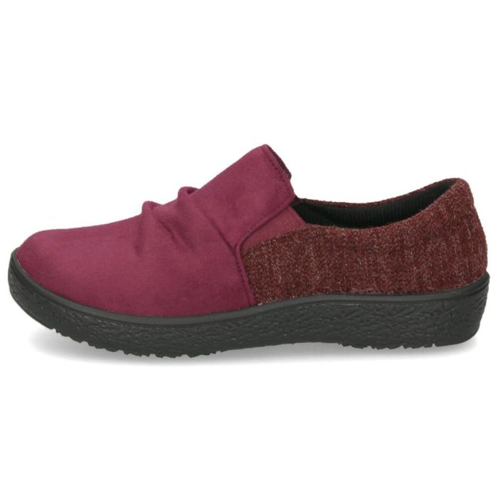 スリッポン レディース カジュアルシューズ きれいめ パンジー 靴 撥水 保温 防滑 4E ゆったり 幅広 抗菌 黒 Pansy 1510