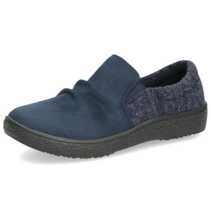 スリッポン レディース カジュアルシューズ きれいめ パンジー 靴 撥水 保温 防滑 4E ゆったり 幅広 抗菌 黒 Pansy 1510