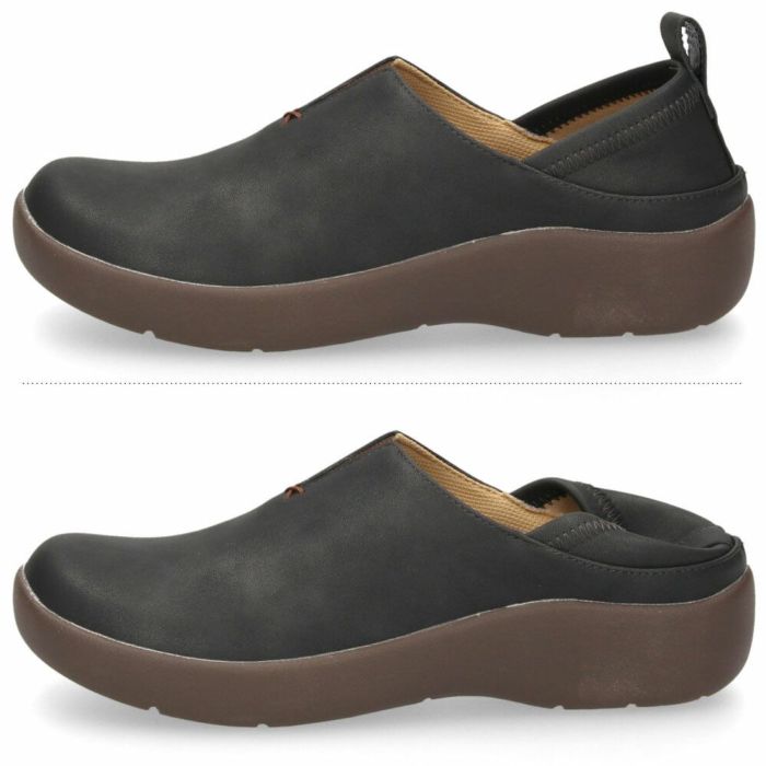 スリッポン レディース かかとが踏める 2WAY シューズ 黒 4E 幅広 履きやすい 滑りにくい 軽量 靴 パンジー Pansy 1520 パンジーハーツ