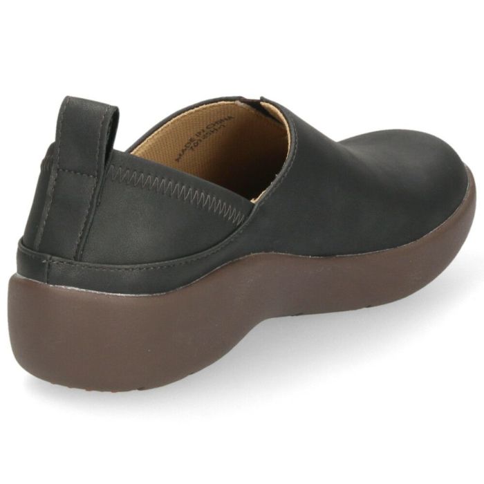 スリッポン レディース かかとが踏める 2WAY シューズ 黒 4E 幅広 履きやすい 滑りにくい 軽量 靴 パンジー Pansy 1520 パンジーハーツ