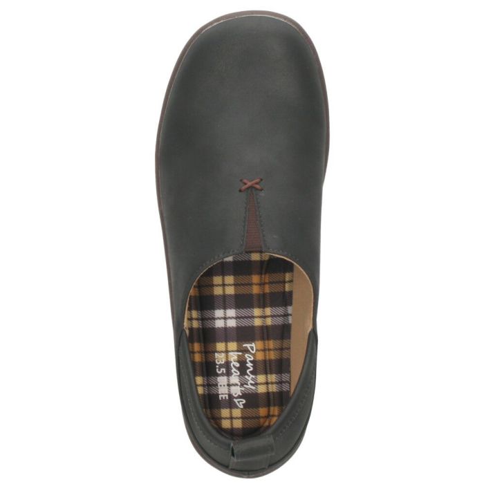 スリッポン レディース かかとが踏める 2WAY シューズ 黒 4E 幅広 履きやすい 滑りにくい 軽量 靴 パンジー Pansy 1520 パンジーハーツ