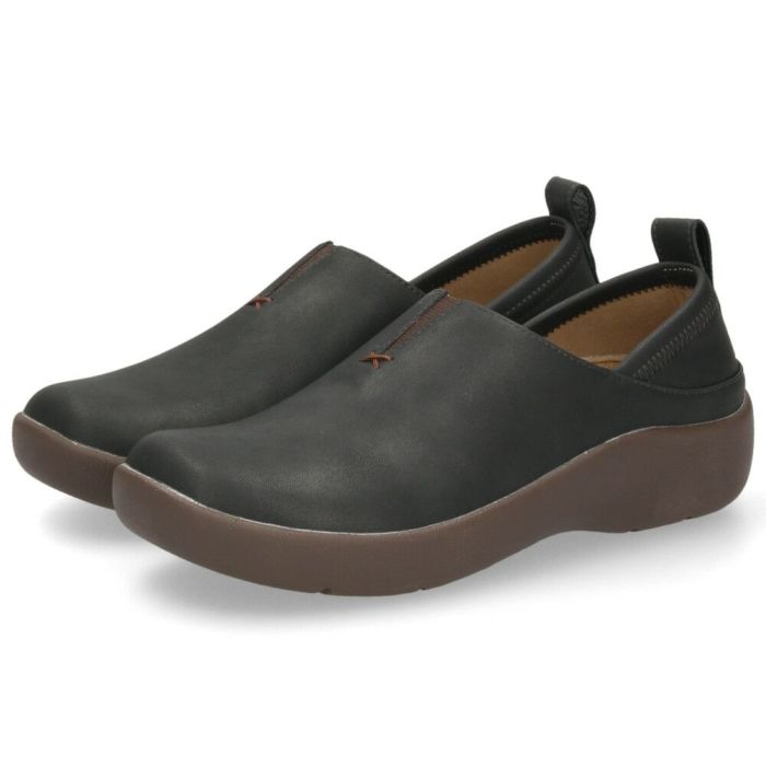 スリッポン レディース かかとが踏める 2WAY シューズ 黒 4E 幅広 履きやすい 滑りにくい 軽量 靴 パンジー Pansy 1520 パンジーハーツ