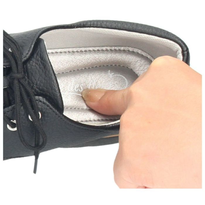 パンジー カジュアルシューズ レディース コンフォートシューズ 靴 黒 疲れにくい 歩きやすい 3E 幅広 軽量 Pansy FD101 フェデフルール