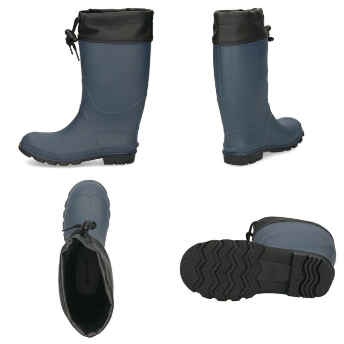 長靴 キッズ 男の子 女の子 レインブーツ 軽い ロング丈 防水 子供 長め アウトドア 通園 通学 雨靴 柔らかい 滑らない 黒 Parade 56604