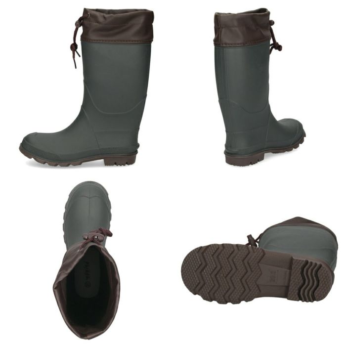 長靴 キッズ 男の子 女の子 レインブーツ 軽い ロング丈 防水 子供 長め アウトドア 通園 通学 雨靴 柔らかい 滑らない 黒 Parade 56604