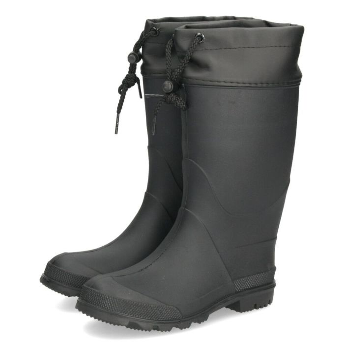 長靴 キッズ 男の子 女の子 レインブーツ 軽い ロング丈 防水 子供 長め アウトドア 通園 通学 雨靴 柔らかい 滑らない 黒 Parade 56604