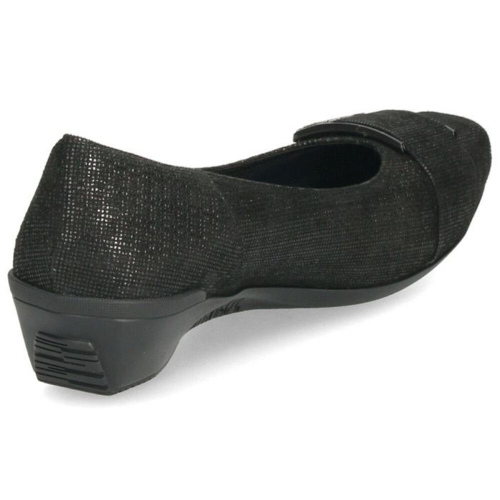 パンプス ローヒール 黒 おしゃれ 本革 ゆったり 幅広 レディース 靴 本革 日本製 ブラック オーク 5175 COMPOSITION Blow