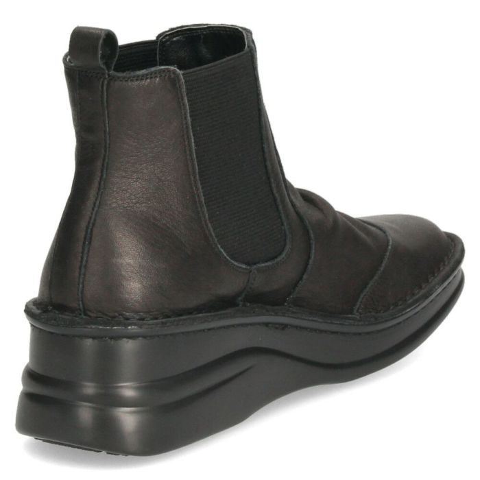 ショートブーツ レディース 歩きやすい 厚底 本革 きれいめ サイドゴアブーツ 5cm 黒 ブラック ブラウン グレー 日本製 柔らかい 痛くない NICO ニコ 83041