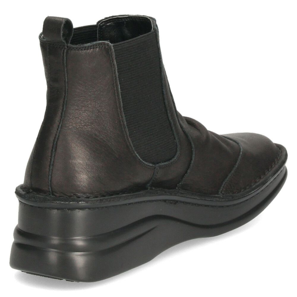 ショートブーツ レディース 歩きやすい 厚底 本革 きれいめ サイドゴアブーツ 5cm 黒 ブラック ブラウン グレー 日本製 柔らかい 痛くない NICO ニコ 83041