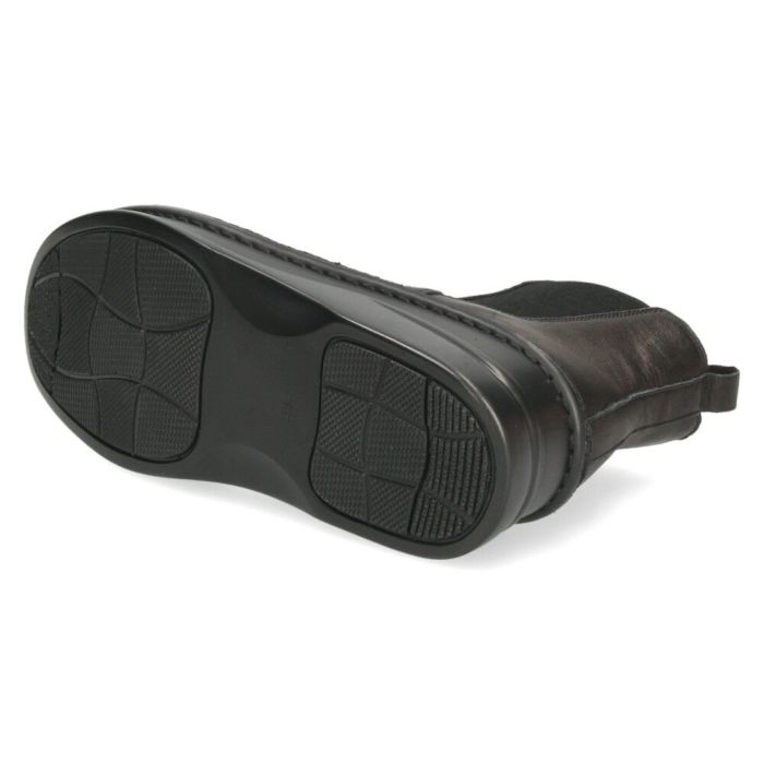 ショートブーツ レディース 歩きやすい 厚底 本革 きれいめ サイドゴアブーツ 5cm 黒 ブラック ブラウン グレー 日本製 柔らかい 痛くない NICO ニコ 83041