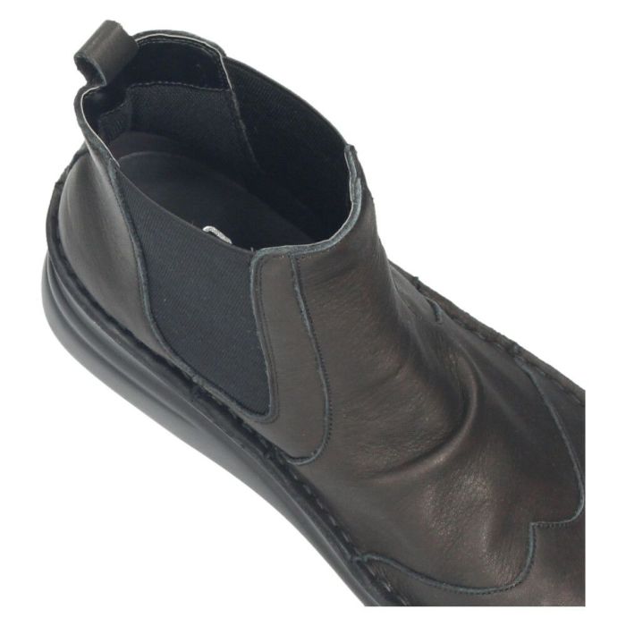 ショートブーツ レディース 歩きやすい 厚底 本革 きれいめ サイドゴアブーツ 5cm 黒 ブラック ブラウン グレー 日本製 柔らかい 痛くない NICO ニコ 83041