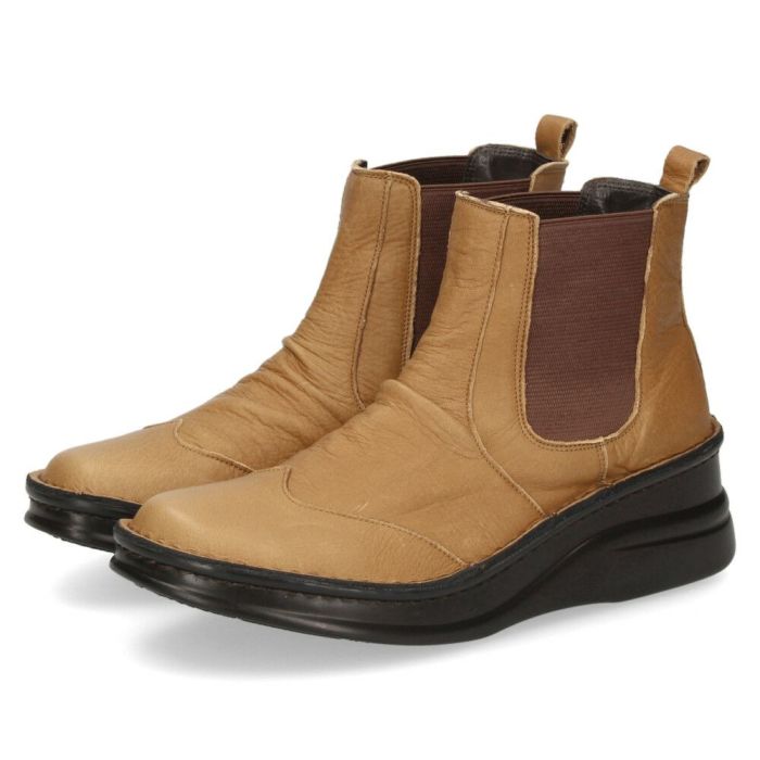 ショートブーツ レディース 歩きやすい 厚底 本革 きれいめ サイドゴアブーツ 5cm 黒 ブラック ブラウン グレー 日本製 柔らかい 痛くない NICO ニコ 83041