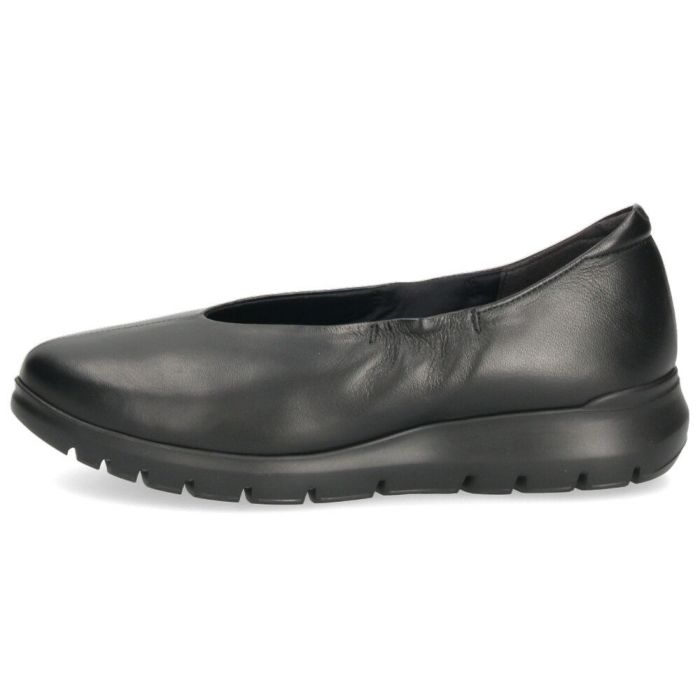 レディース スリッポン 幅広 靴 レザー 黒 軽量 ゆったり 甲高 Vカット シューズ 本革 日本製 ブラック オーク 5179 COMPOSITION Blow