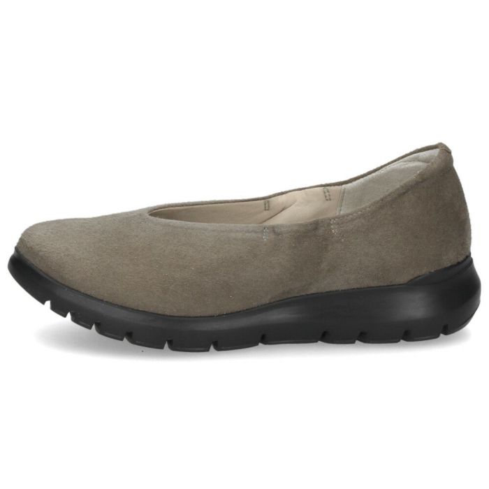 レディース スリッポン 幅広 靴 レザー 黒 軽量 ゆったり 甲高 Vカット シューズ 本革 日本製 ブラック オーク 5179 COMPOSITION Blow