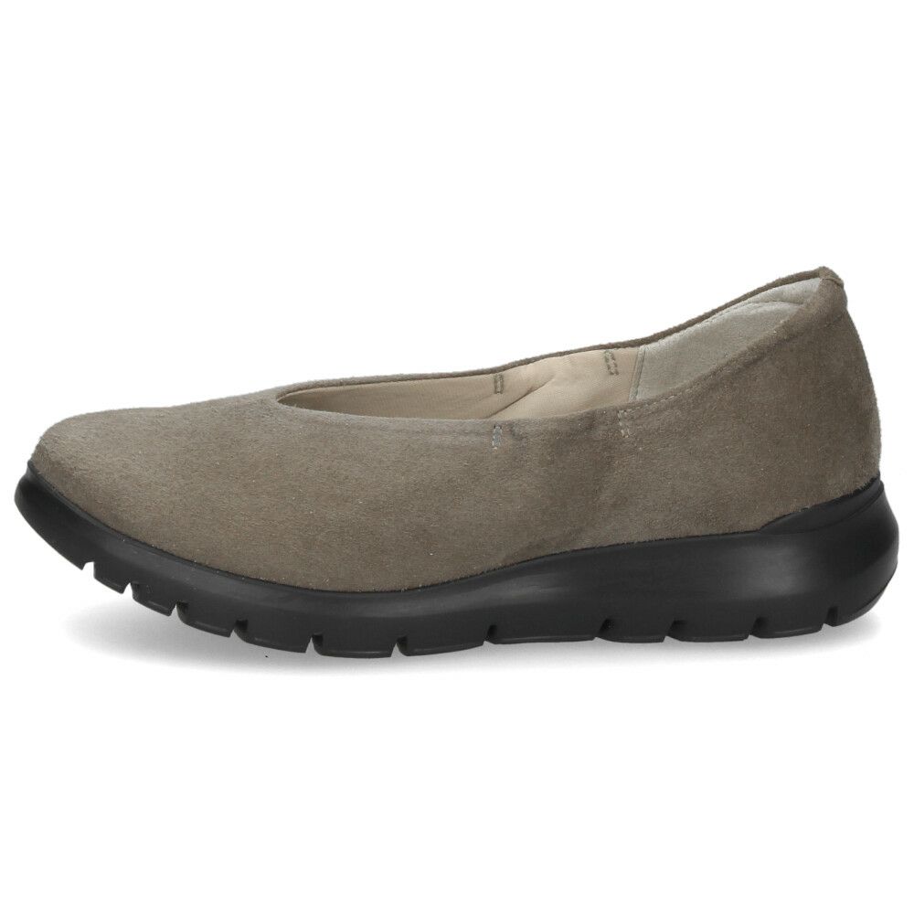 レディース スリッポン 幅広 靴 レザー 黒 軽量 ゆったり 甲高 Vカット シューズ 本革 日本製 ブラック オーク 5179 COMPOSITION Blow