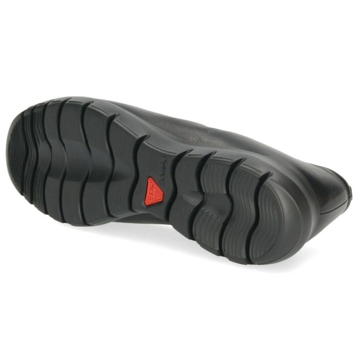 レディース スリッポン 幅広 靴 レザー 黒 軽量 ゆったり 甲高 Vカット シューズ 本革 日本製 ブラック オーク 5179 COMPOSITION Blow