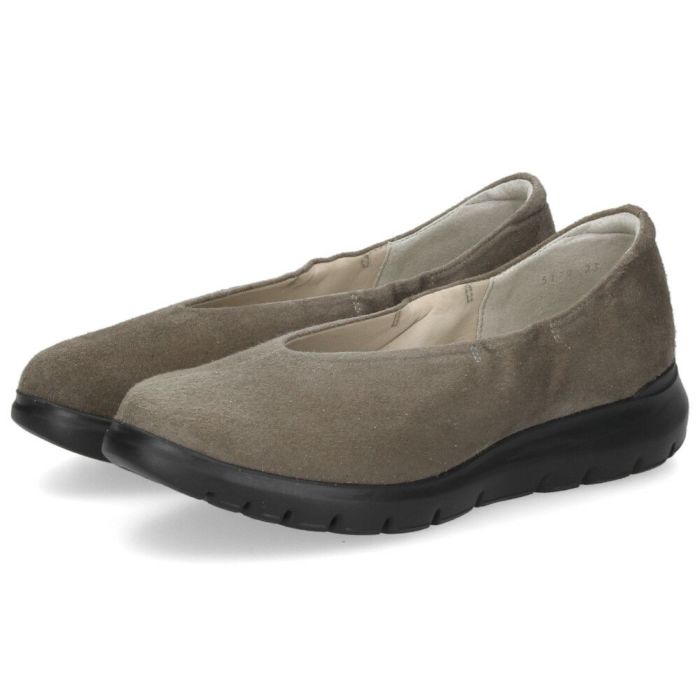 レディース スリッポン 幅広 靴 レザー 黒 軽量 ゆったり 甲高 Vカット シューズ 本革 日本製 ブラック オーク 5179 COMPOSITION Blow