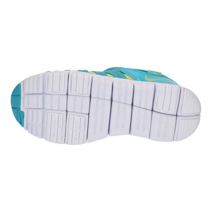 ナイキ キッズ ジュニア スニーカー 男の子 女の子 スリッポン シューズ NIKE ダイナモフリー BR IB7245-300 ブルー イエロー 子供 履きやすい 水色 黄色