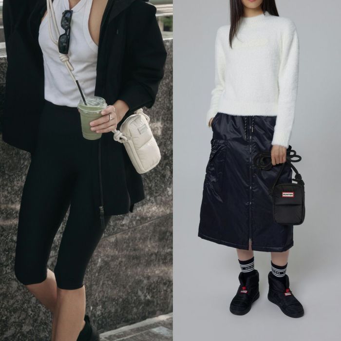 ハンター バッグ ポーチ ショルダーバッグ UBX5515KBM イントレピッド エクストラ パフド フォンポーチ HUNTER 耐水 軽量 コンパクト