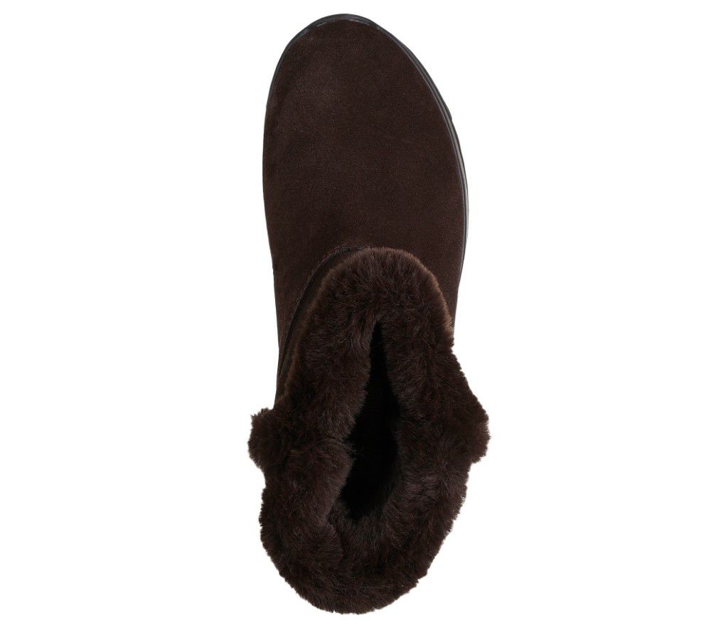 スケッチャーズ スリップインズ レディース ブーツ オンザゴー ステラ Slip－ins ハンズフリー 靴 SKECHERS ONTHEGOST 144740 防水 撥水 防滑 防寒 あったかい ノーマル幅