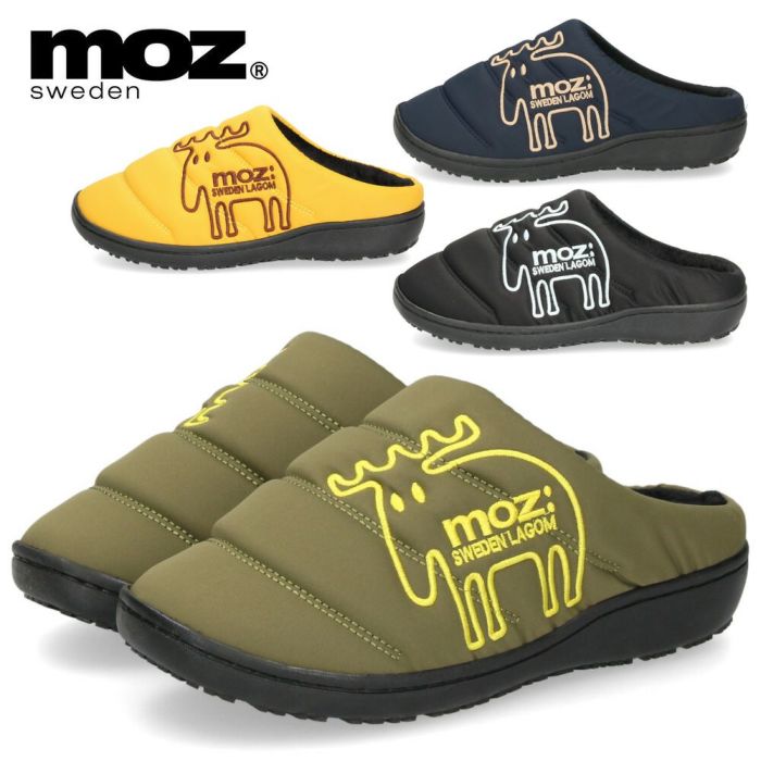 モズ クロッグサンダル サボサンダル 靴 レディース moz 402503 サンダル 裏起毛 あったか 高反発クッション 防滑 冬用サンダル 室内履き