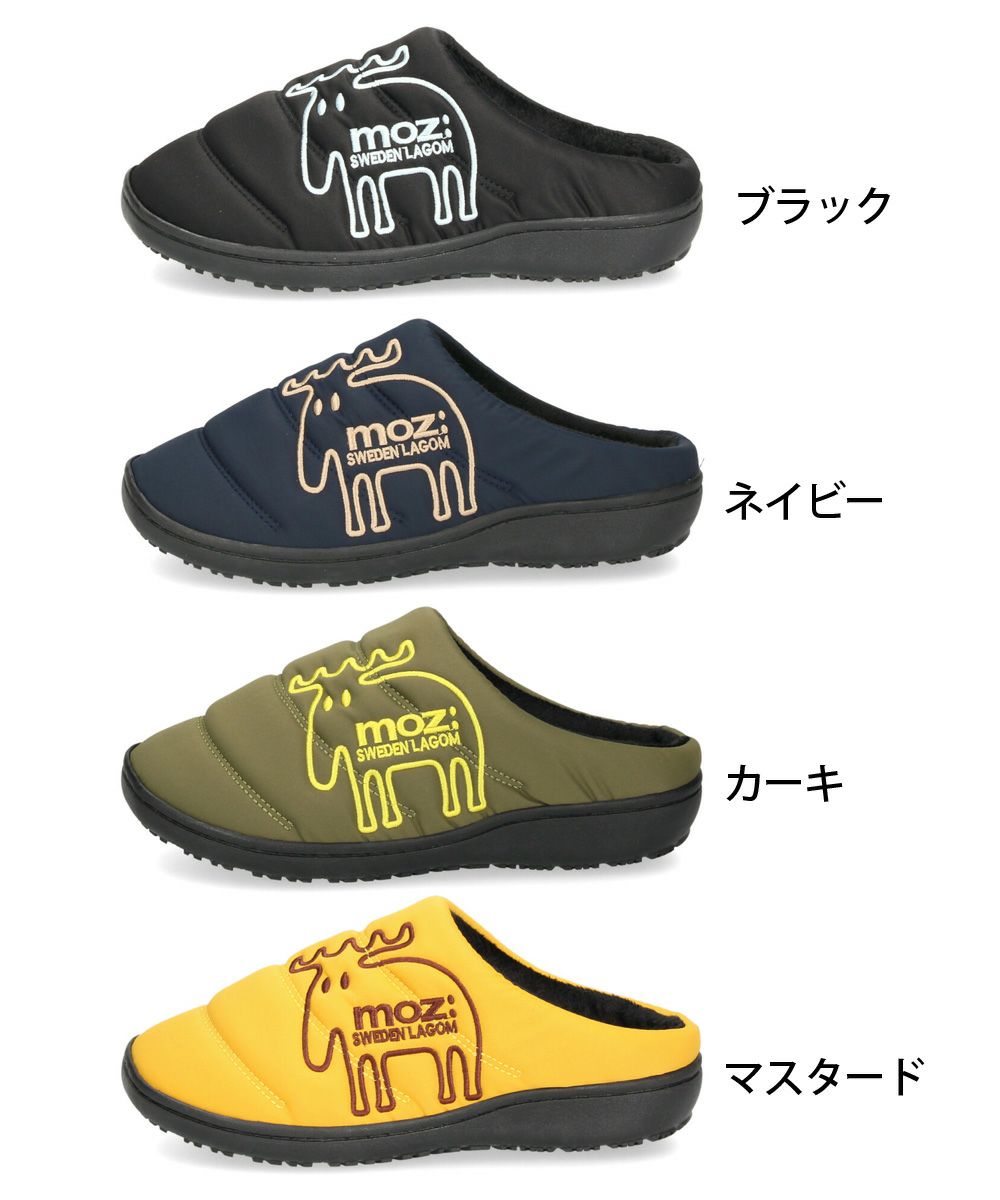 モズ クロッグサンダル サボサンダル 靴 レディース moz 402503 サンダル 裏起毛 あったか 高反発クッション 防滑 冬用サンダル 室内履き