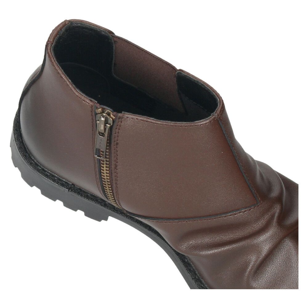 ショートブーツ メンズ 本革 サイドゴアブーツ サイドジップ 黒 レザー カジュアル 革靴 VIVA GRAFFITI ビバグラフィティ 279