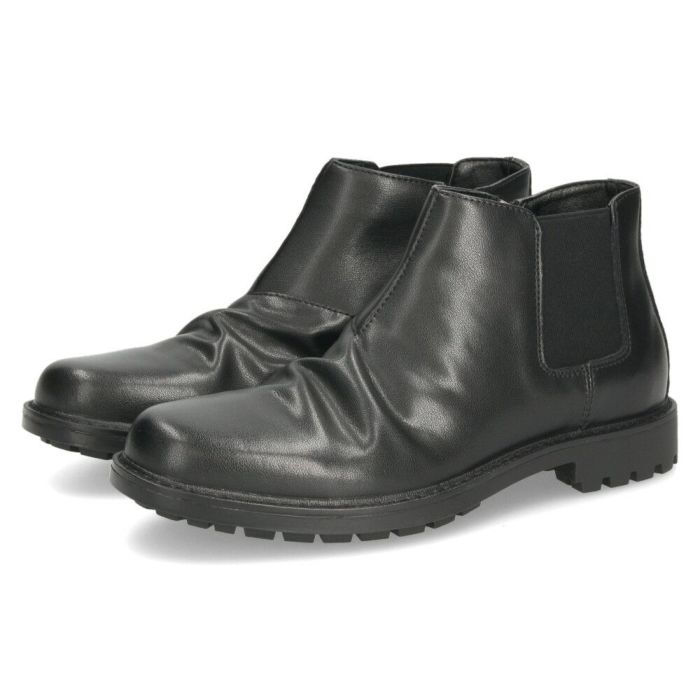 ショートブーツ メンズ 本革 サイドゴアブーツ サイドジップ 黒 レザー カジュアル 革靴 VIVA GRAFFITI ビバグラフィティ 279