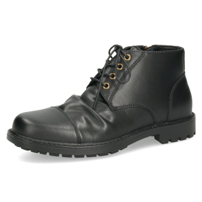 レースアップブーツ メンズ 本革 黒 ショートブーツ サイドジップ レザー 黒 編み上げ 靴 革靴 VIVA GRAFFITI ビバグラフィティ 278