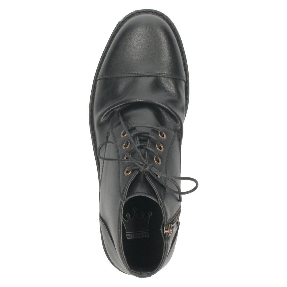 レースアップブーツ メンズ 本革 黒 ショートブーツ サイドジップ レザー 黒 編み上げ 靴 革靴 VIVA GRAFFITI ビバグラフィティ 278