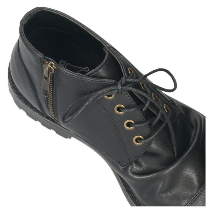 レースアップブーツ メンズ 本革 黒 ショートブーツ サイドジップ レザー 黒 編み上げ 靴 革靴 VIVA GRAFFITI ビバグラフィティ 278