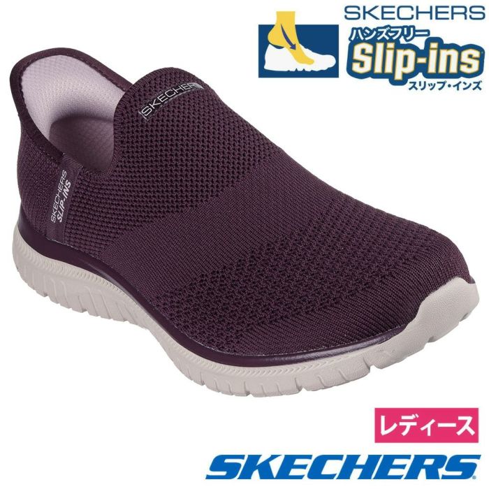スケッチャーズ スリップインズ レディース スニーカー 靴 ノーマル幅 スリッポン 丸洗い可 SKECHERS Slip-ins VIRTUE SLEEK バーチュー スリーク 104425
