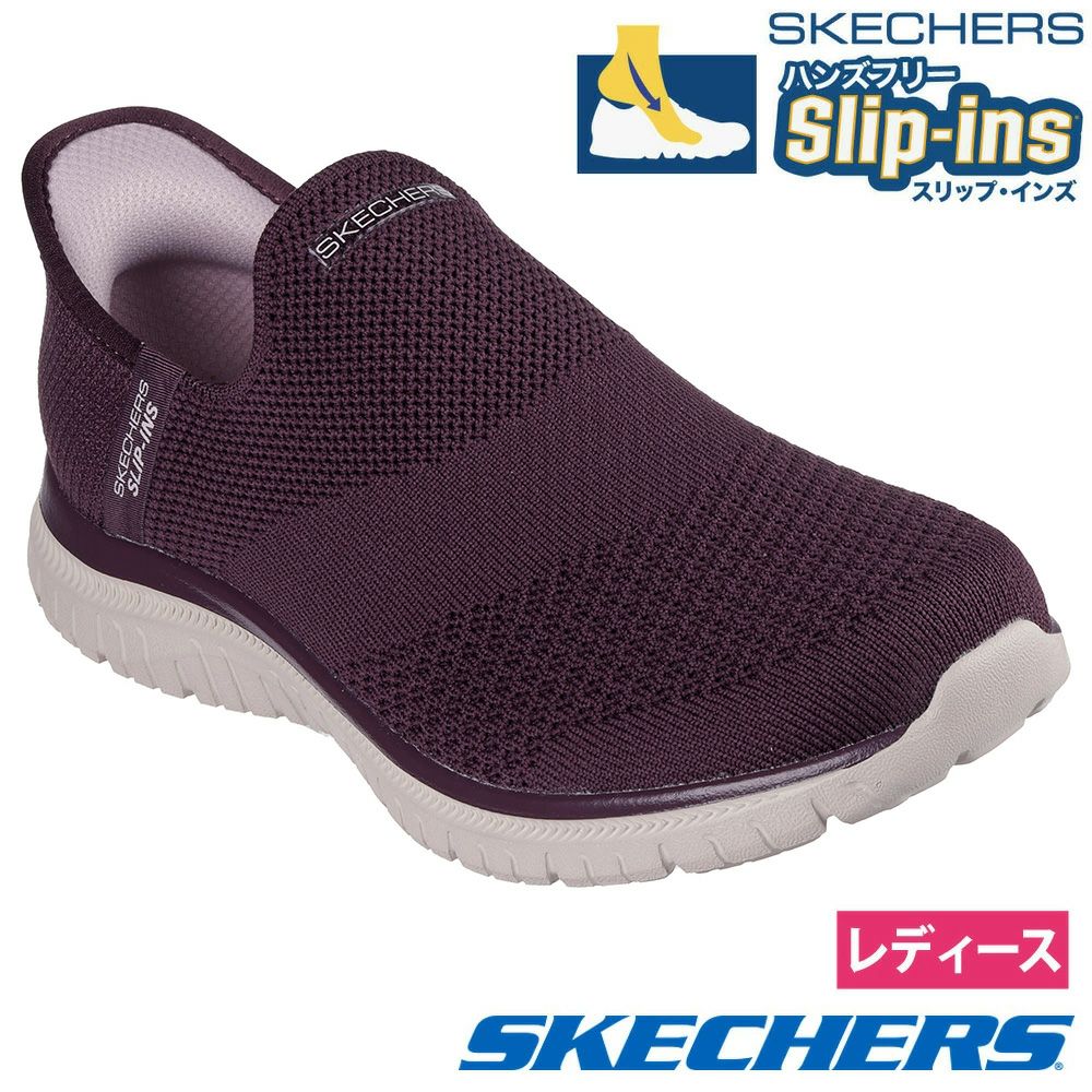 スケッチャーズ スリップインズ レディース スニーカー 靴 ノーマル幅 スリッポン 丸洗い可 SKECHERS Slip-ins VIRTUE SLEEK バーチュー スリーク 104425