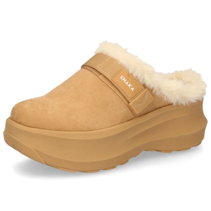 シャカ サボ サンダル レディース 黒 厚底 スナッグ ボア ミュール ゲス チャンキー SUNG BOA MULE GES CHUNKY 靴 SHAKA SK-345 ブラック マロン ベージュ