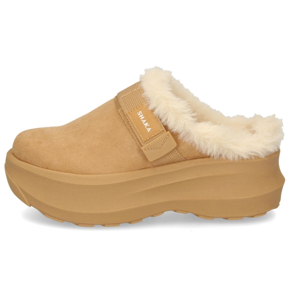 シャカ サボ サンダル レディース 黒 厚底 スナッグ ボア ミュール ゲス チャンキー SUNG BOA MULE GES CHUNKY 靴 SHAKA SK-345 ブラック マロン ベージュ