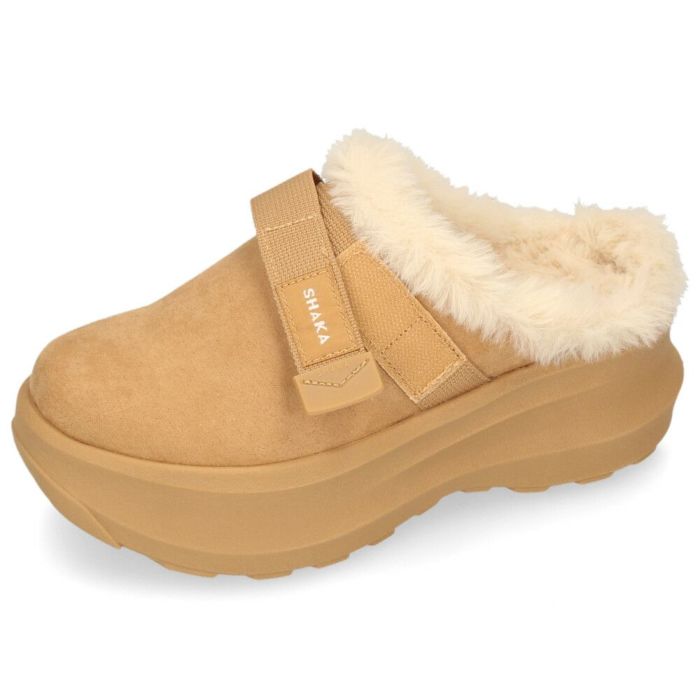 シャカ サボ サンダル レディース 黒 厚底 スナッグ ボア ミュール ゲス チャンキー SUNG BOA MULE GES CHUNKY 靴 SHAKA SK-345 ブラック マロン ベージュ