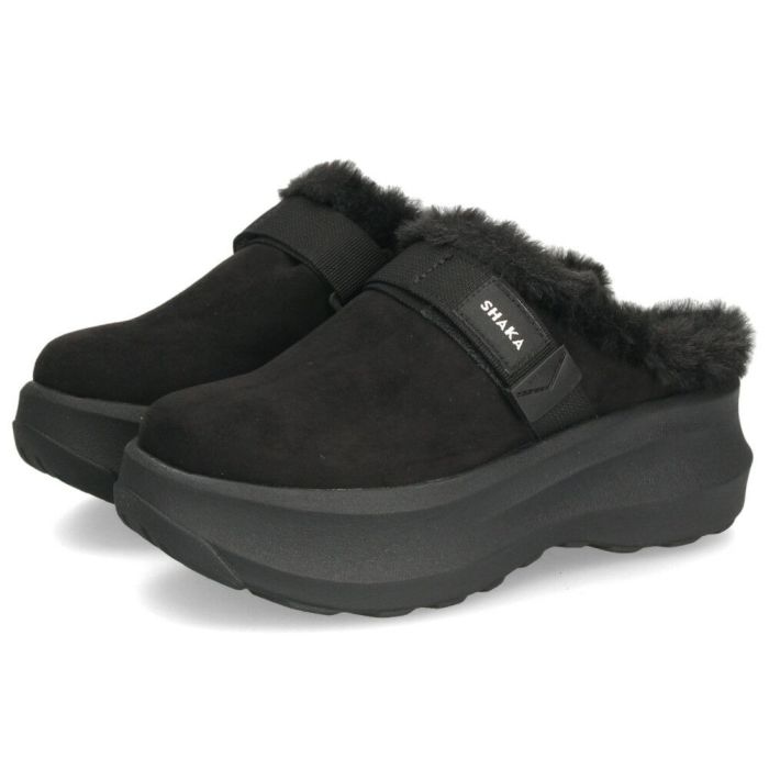 シャカ サボ サンダル レディース 黒 厚底 スナッグ ボア ミュール ゲス チャンキー SUNG BOA MULE GES CHUNKY 靴 SHAKA SK-345 ブラック マロン ベージュ