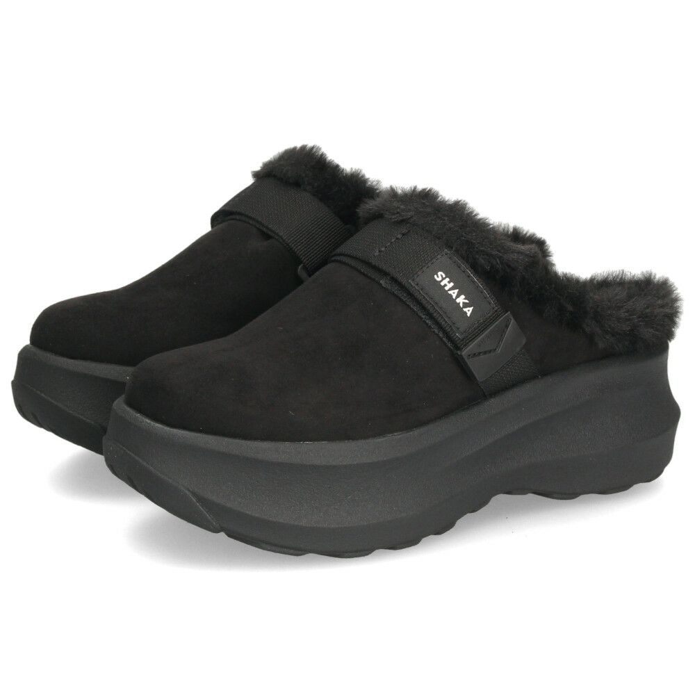 シャカ サボ サンダル レディース 黒 厚底 スナッグ ボア ミュール ゲス チャンキー SUNG BOA MULE GES CHUNKY 靴 SHAKA SK-345 ブラック マロン ベージュ