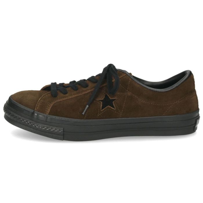 コンバース ワンスター スエード メンズ スニーカー CONVERSE ONE STAR J SUEDE 33702410 ブラウン/ブラック 本革 日本製