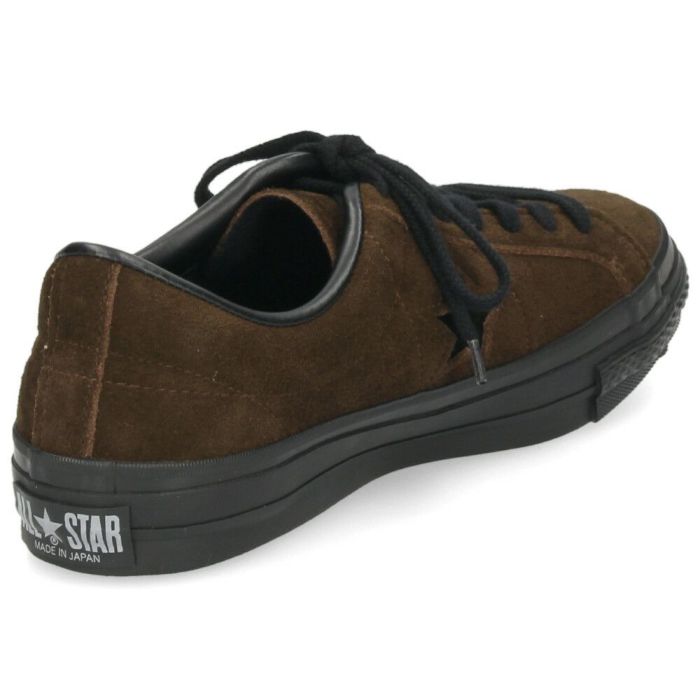 コンバース ワンスター スエード メンズ スニーカー CONVERSE ONE STAR J SUEDE 33702410 ブラウン/ブラック 本革 日本製