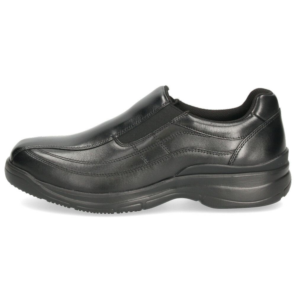 革靴 メンズ 本革 4E 幅広 スリッポン 紐 ウォーキングシューズ 黒 ブラック ブラウン 撥水加工 ファスナー付き ドクターアッシー DR8014 DR8015 Dr.ASSY