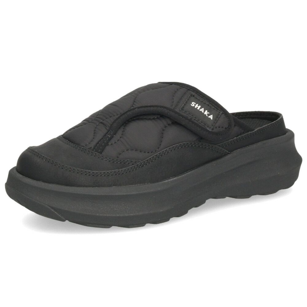 シャカ サンダル レディース 黒 厚底 靴 シュラフ スライド ゲス SCHLAF SLIDE GES クロッグ サボ ルームシューズ 防寒 軽量 SHAKA SK-346 ブラック ダークブラウン トープ