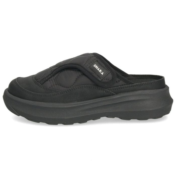 シャカ サンダル レディース 黒 厚底 靴 シュラフ スライド ゲス SCHLAF SLIDE GES クロッグ サボ ルームシューズ 防寒 軽量 SHAKA SK-346 ブラック ダークブラウン トープ