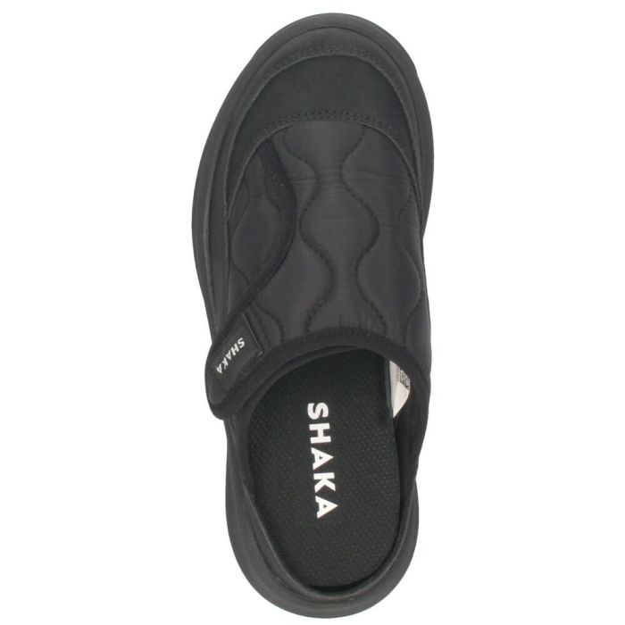 シャカ サンダル レディース 黒 厚底 靴 シュラフ スライド ゲス SCHLAF SLIDE GES クロッグ サボ ルームシューズ 防寒 軽量 SHAKA SK-346 ブラック ダークブラウン トープ