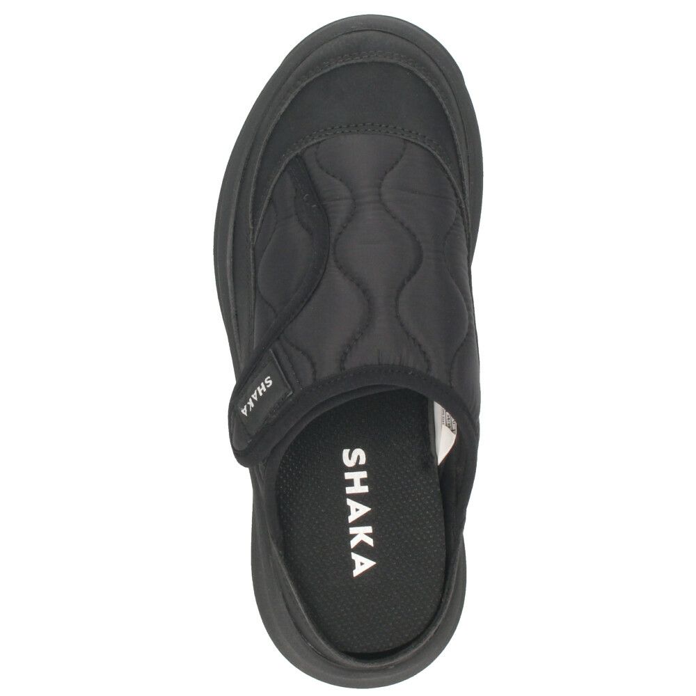 シャカ サンダル レディース 黒 厚底 靴 シュラフ スライド ゲス SCHLAF SLIDE GES クロッグ サボ ルームシューズ 防寒 軽量 SHAKA SK-346 ブラック ダークブラウン トープ