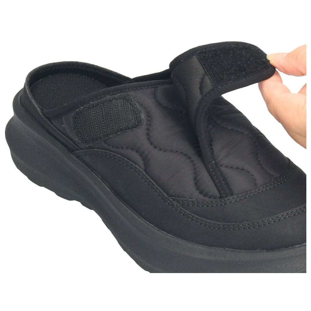 シャカ サンダル レディース 黒 厚底 靴 シュラフ スライド ゲス SCHLAF SLIDE GES クロッグ サボ ルームシューズ 防寒 軽量 SHAKA SK-346 ブラック ダークブラウン トープ