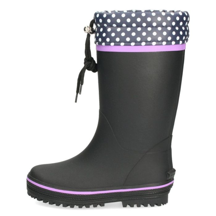 キッズ 長靴 おしゃれ 女の子 レインブーツ 水玉 かわいい 絞れる ジュニア レインシューズ 歩きやすい 滑りにくい パレード 56603 Parade 